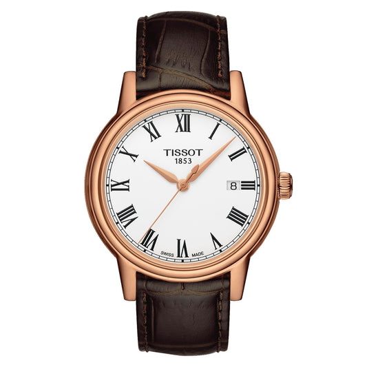 Tissot Carson (Leather, Brown) Roman