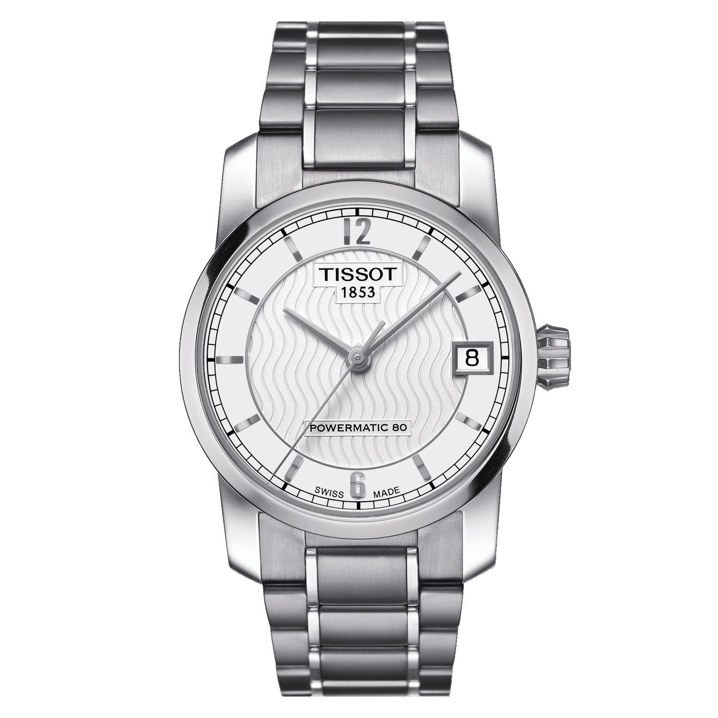 Tissot Titanium Powermatic 80 Lady (Titanium, Grey) Arabic And Indexes