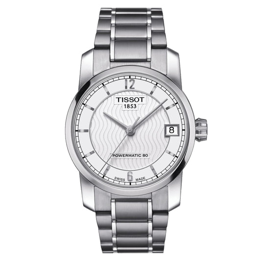 Tissot Titanium Powermatic 80 Lady (Titanium, Grey) Arabic And Indexes