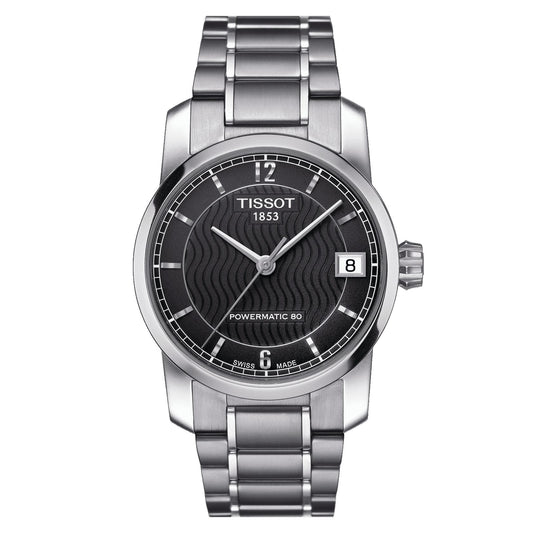 Tissot Titanium Powermatic 80 Lady (Titanium, Grey) Arabic And Indexes