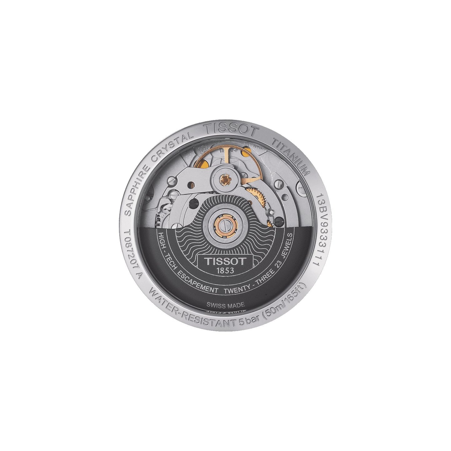 Tissot Titanium Powermatic 80 Lady (Titanium, Grey) Arabic And Diamonds