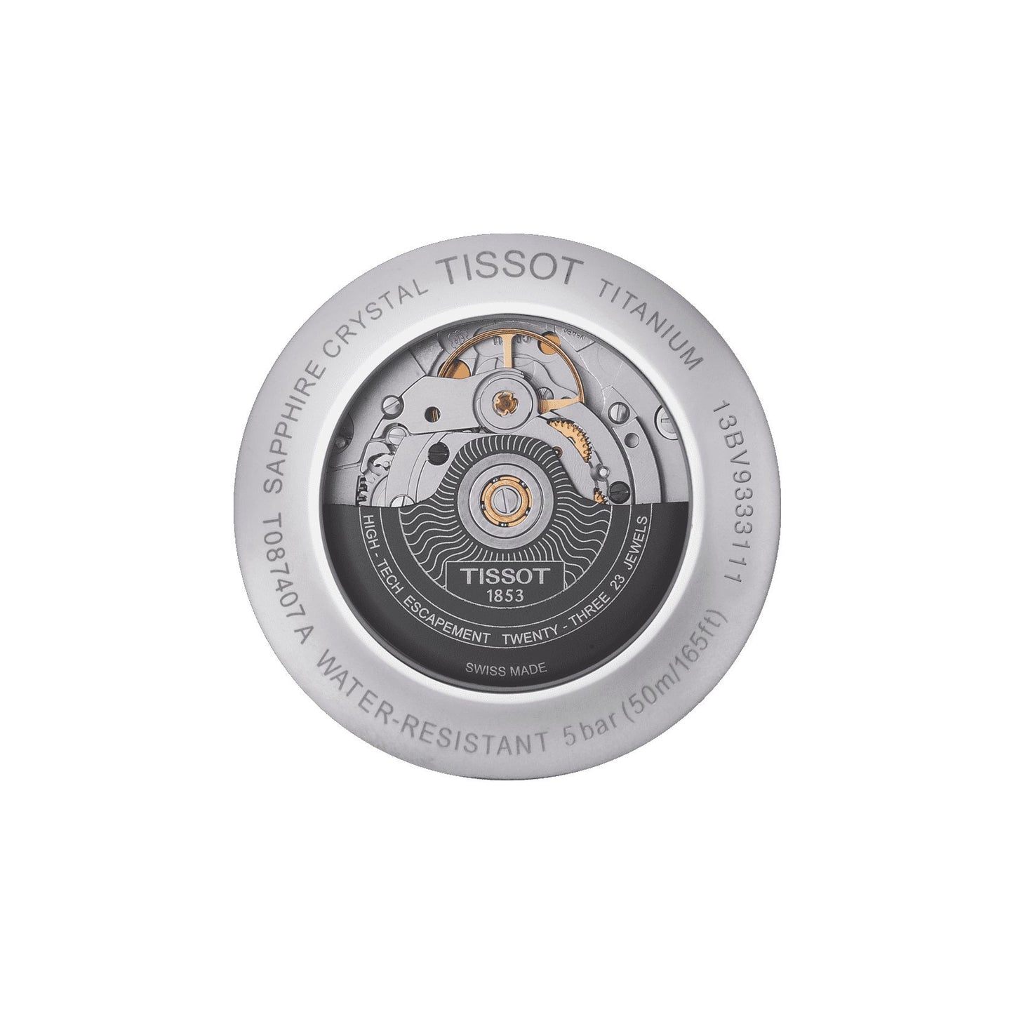 Tissot Titanium Powermatic 80 (Titanium, Grey) Arabic And Indexes