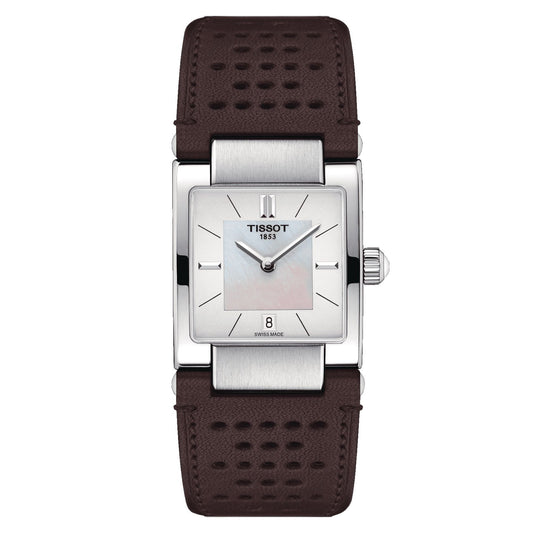 Tissot T02 (Leather, Brown) Indexes