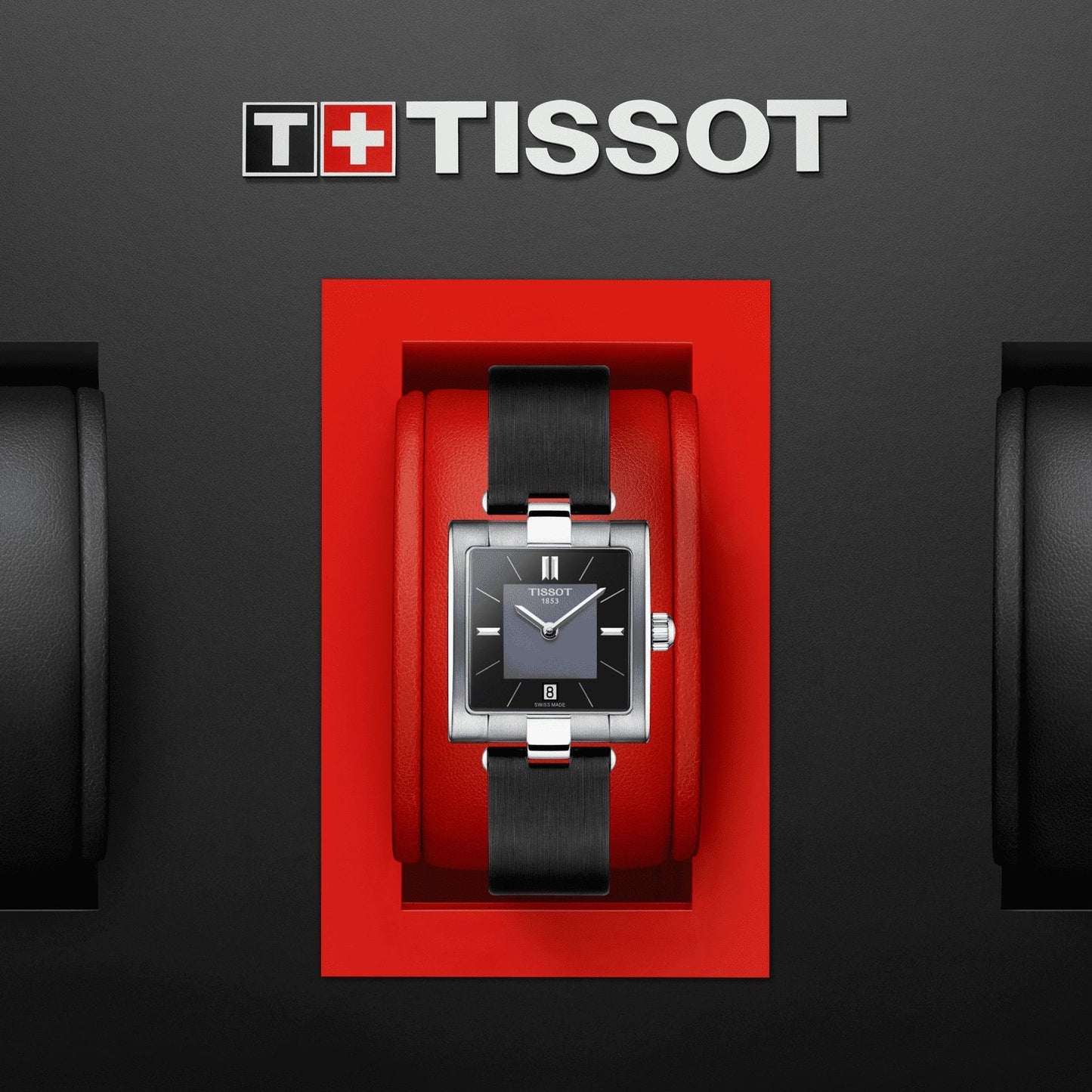 Tissot T02 (Textile, Black) Indexes