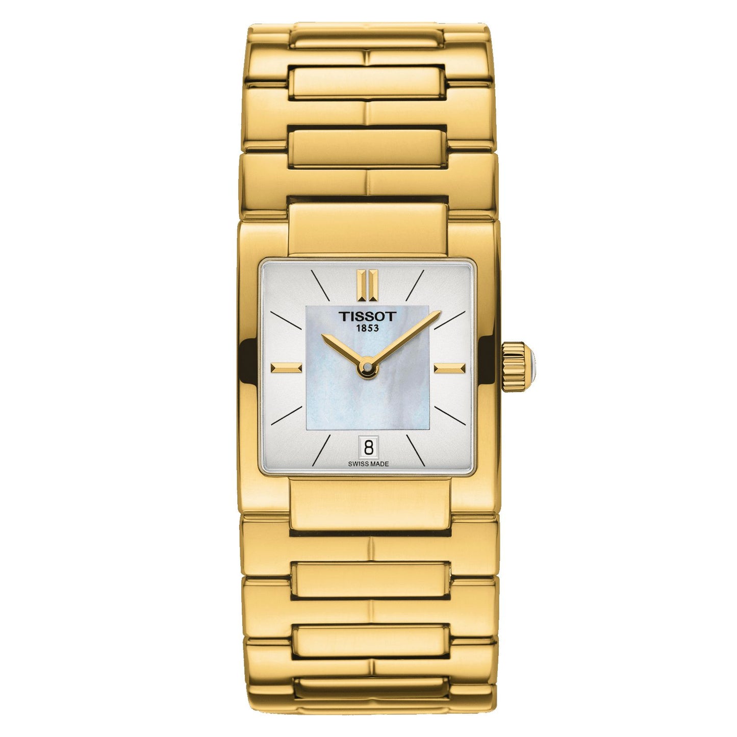 Tissot T02 (Stainless Steel, Yellow Gold 1N14) Indexes