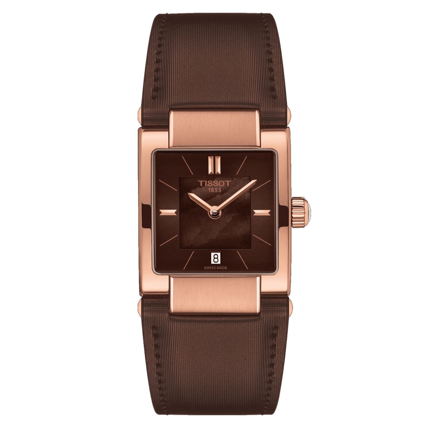 Tissot T02 (Textile, Brown) Indexes