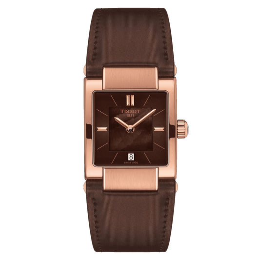 Tissot T02 (Textile, Brown) Indexes