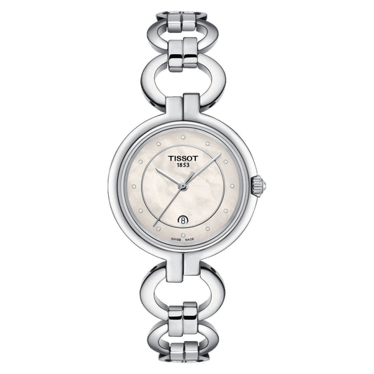 Tissot Flamingo (Stainless Steel, Grey) Diamonds