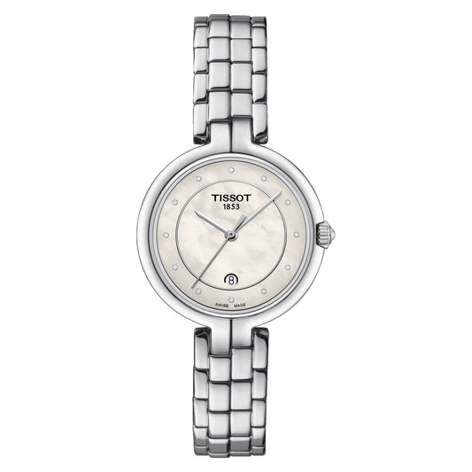 Tissot Flamingo (Stainless Steel, Grey) Diamonds