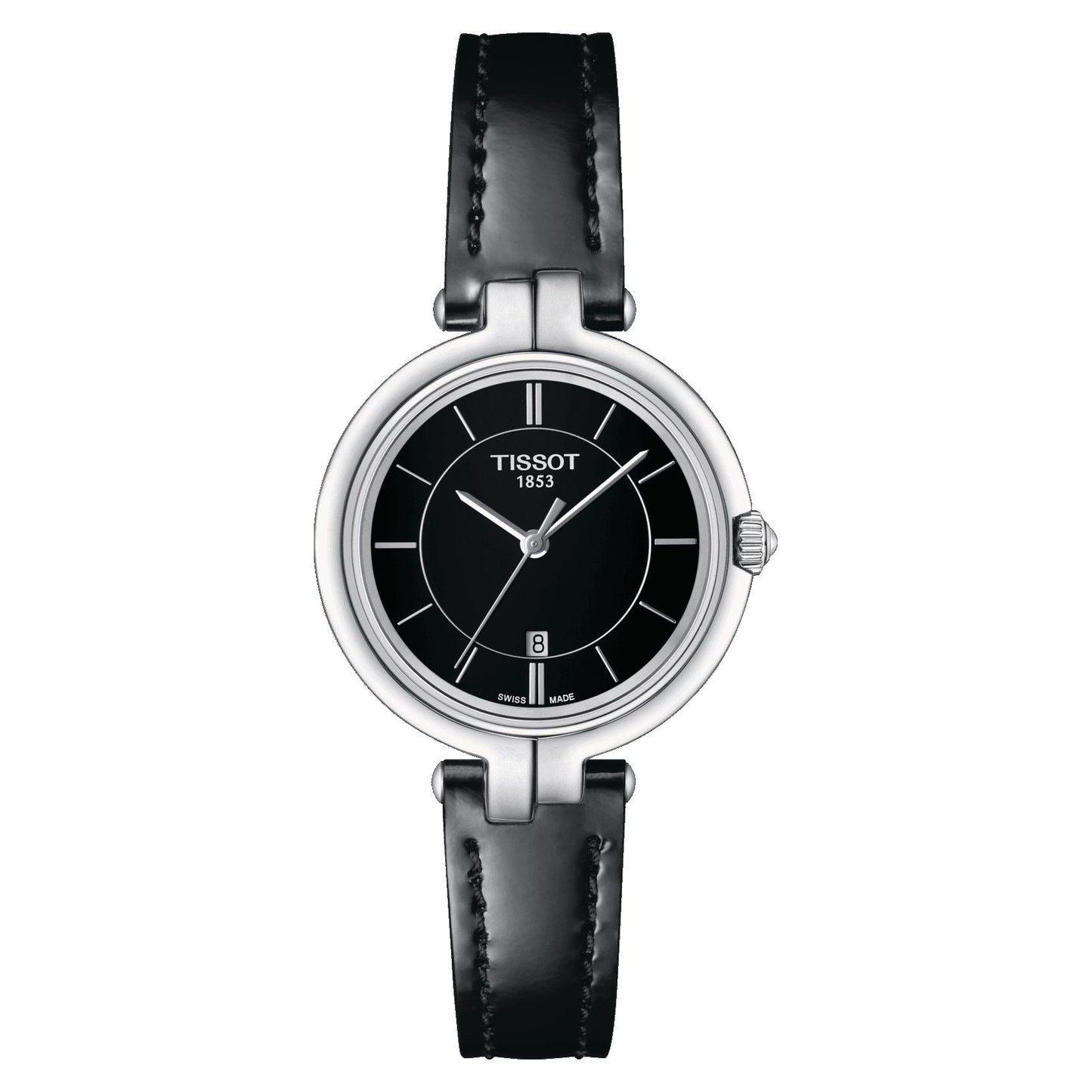 Tissot Flamingo (Leather, Black) Indexes