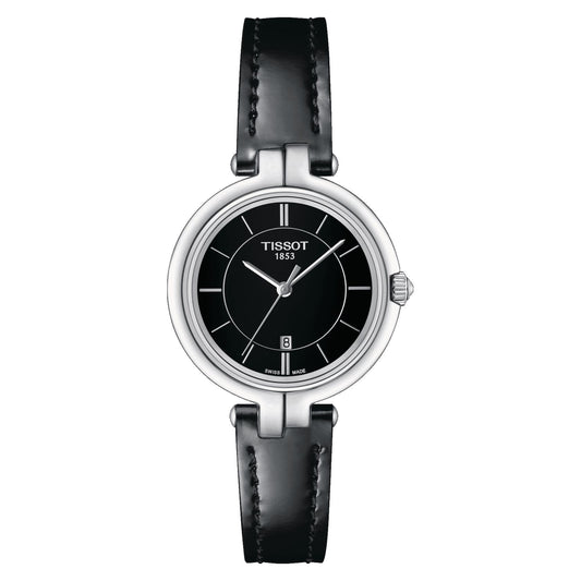 Tissot Flamingo (Leather, Black) Indexes