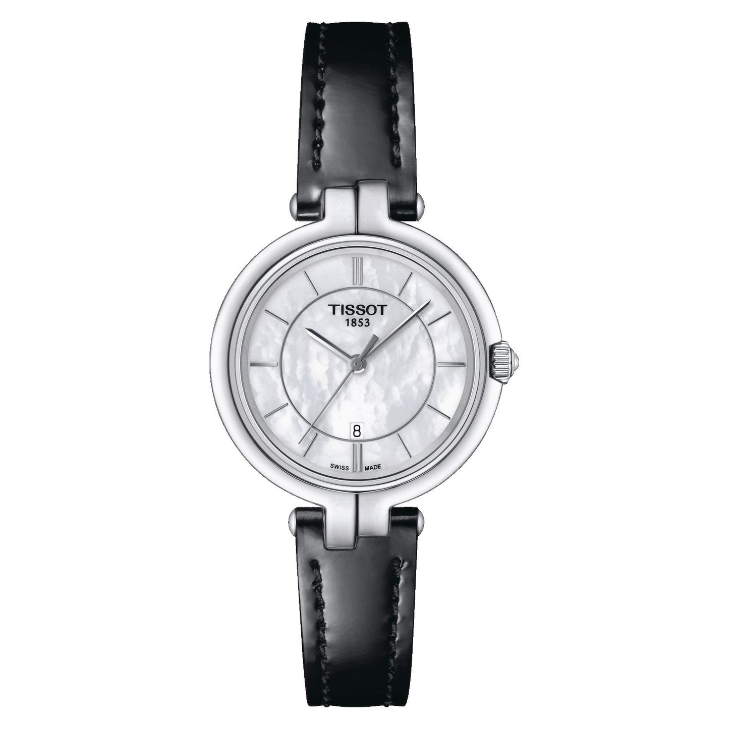 Tissot Flamingo (Leather, Black) Indexes