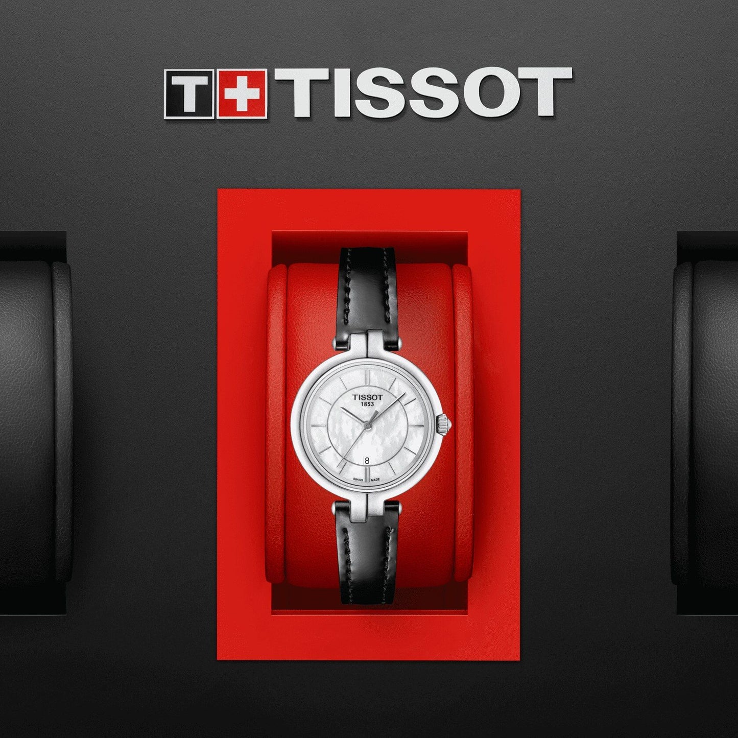 Tissot Flamingo (Leather, Black) Indexes