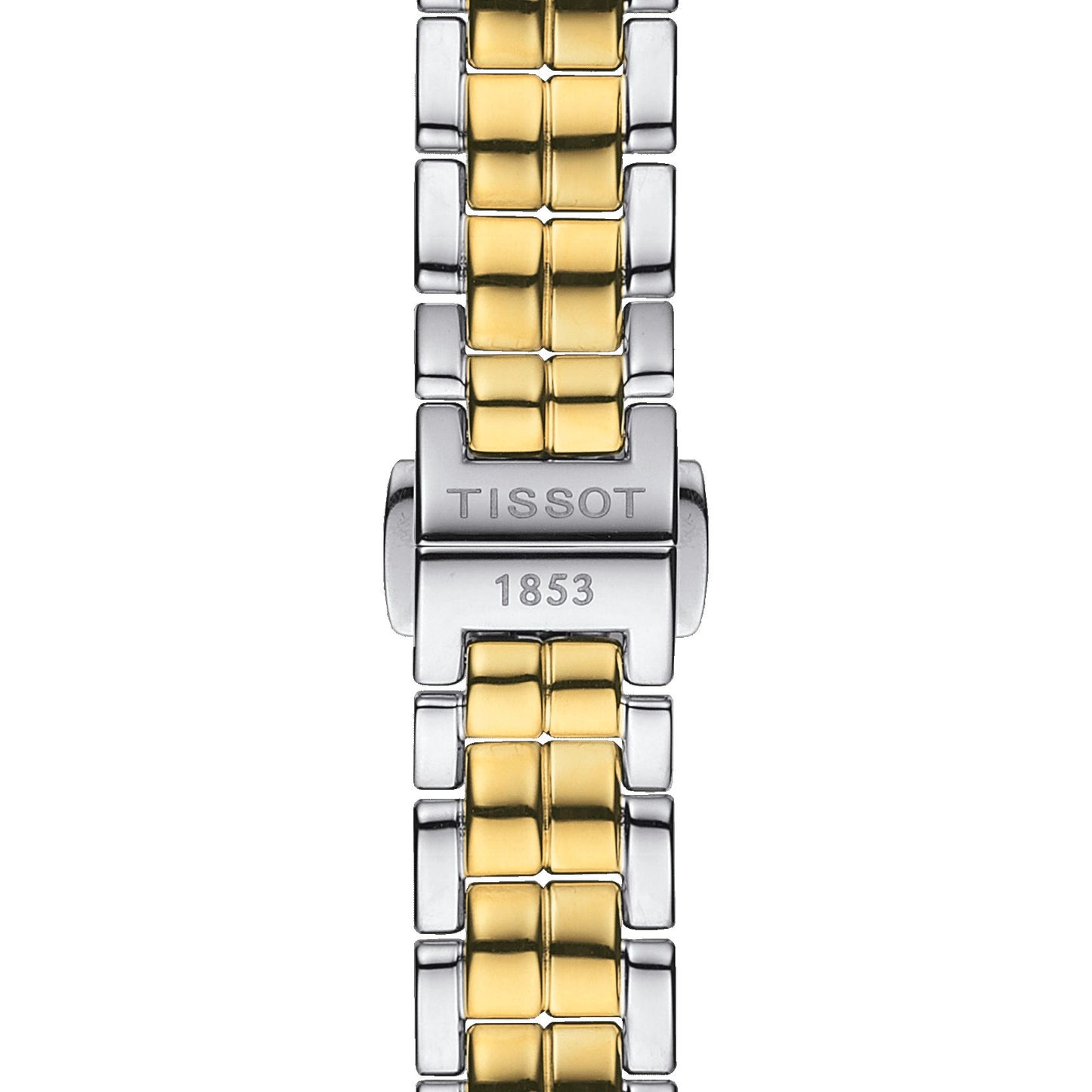 Tissot Flamingo (Stainless Steel, Grey/Yellow Gold 1N14) Indexes