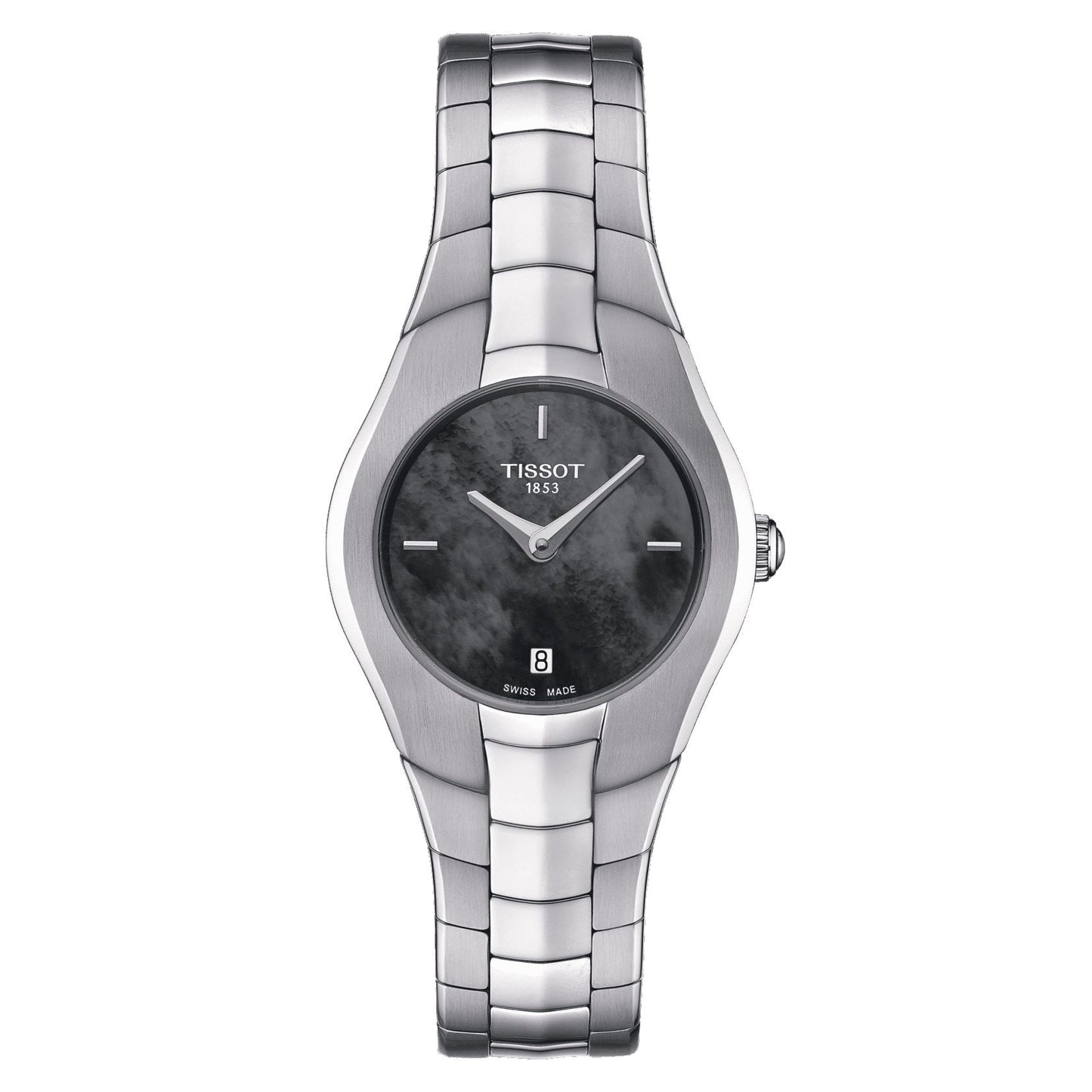 Tissot T-Round (Stainless Steel, Grey) Indexes