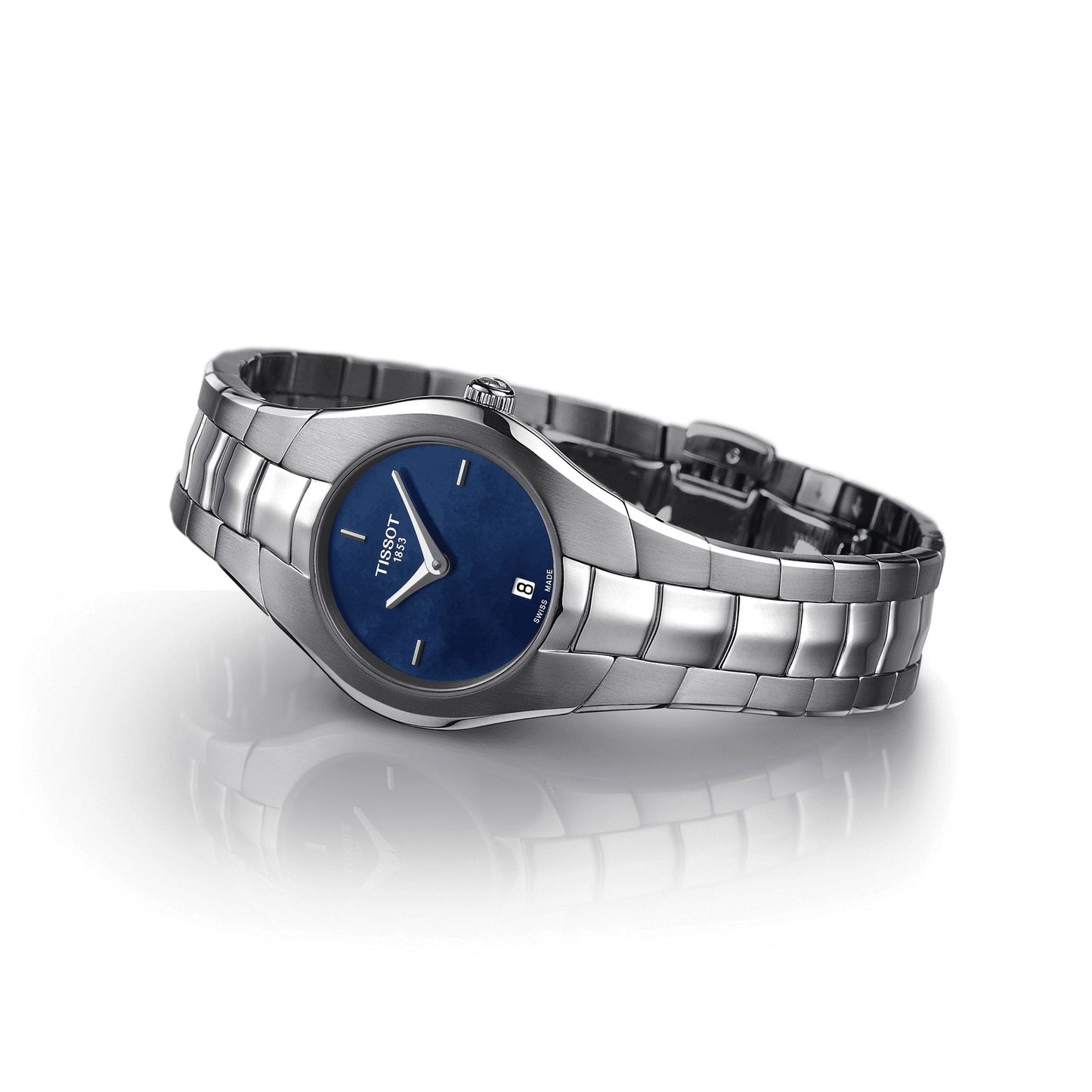 Tissot T-Round (Stainless Steel, Grey) Indexes