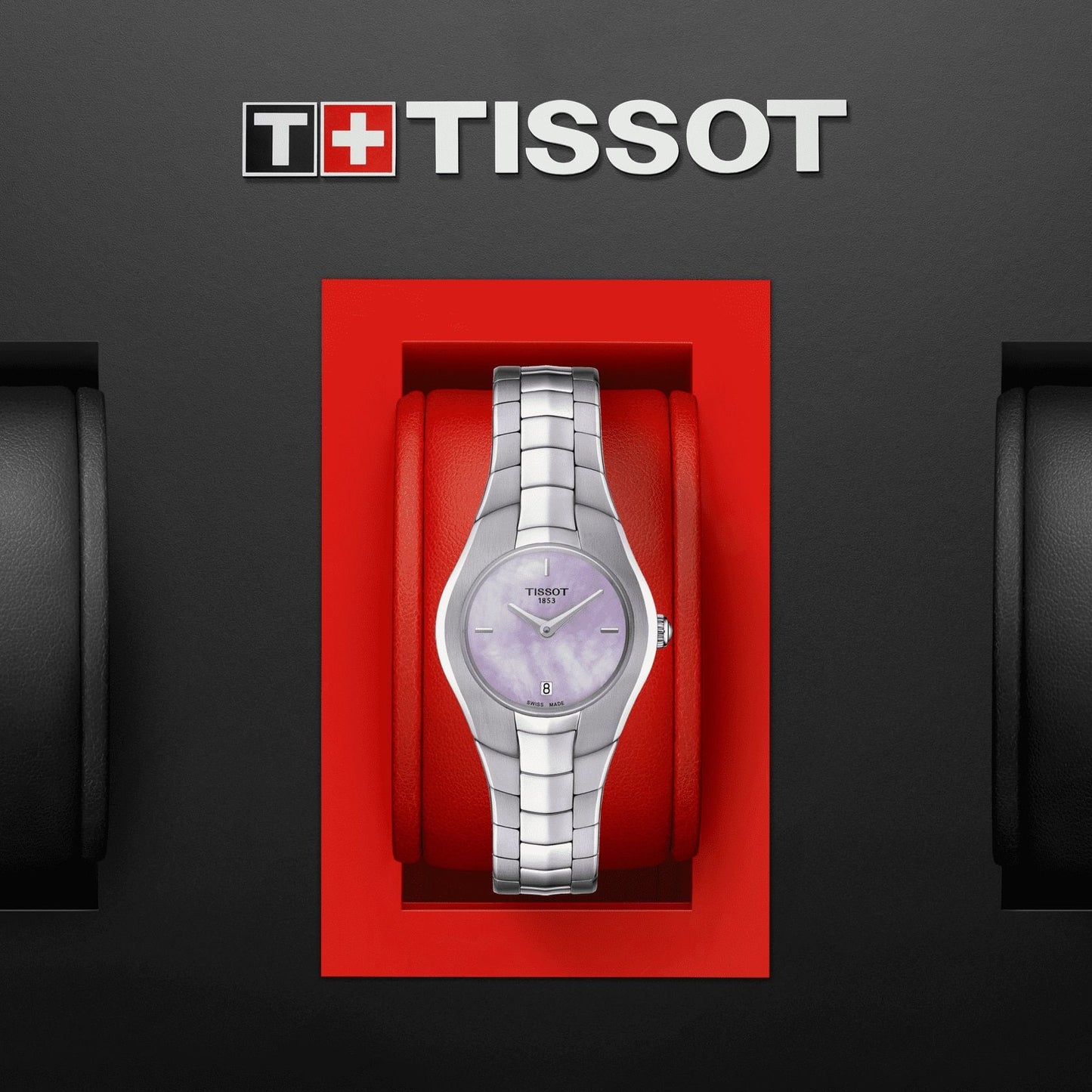Tissot T-Round (Stainless Steel, Grey) Indexes