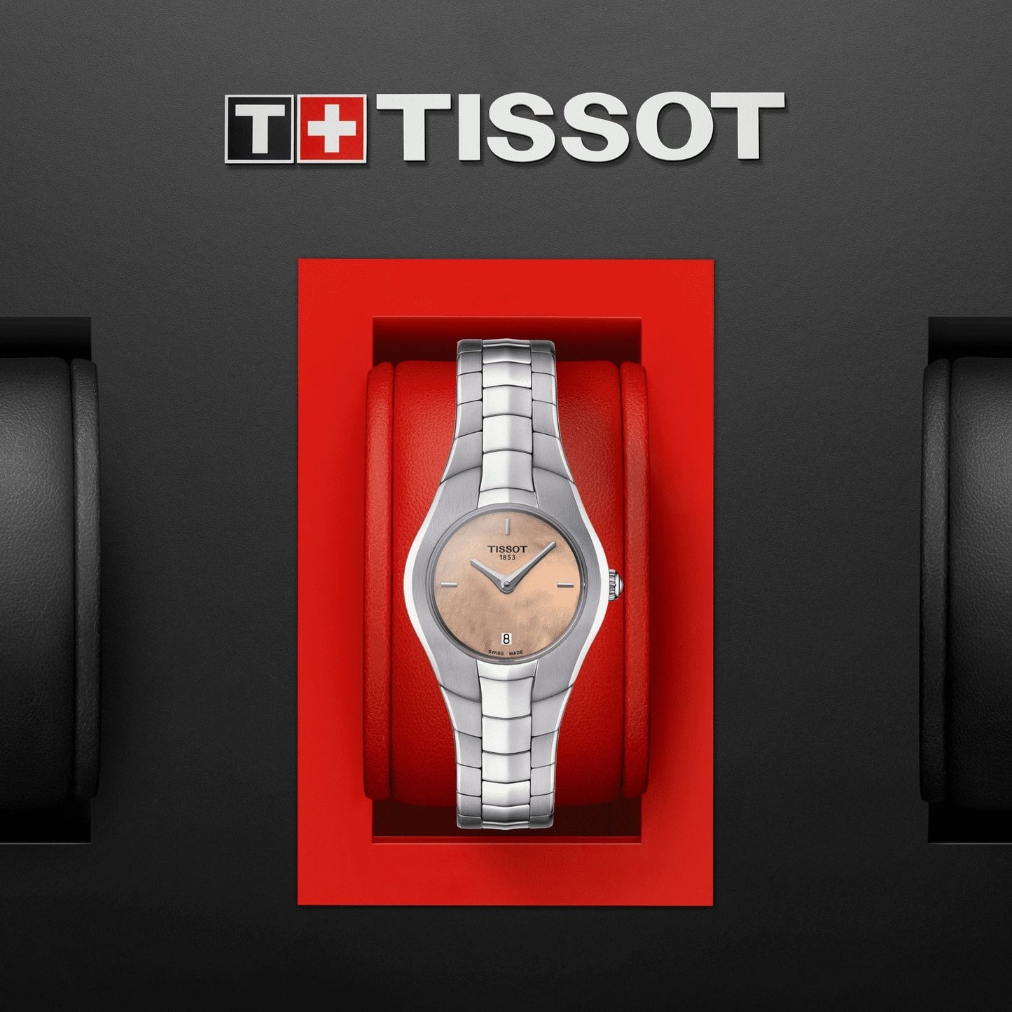 Tissot T-Round (Stainless Steel, Grey) Indexes