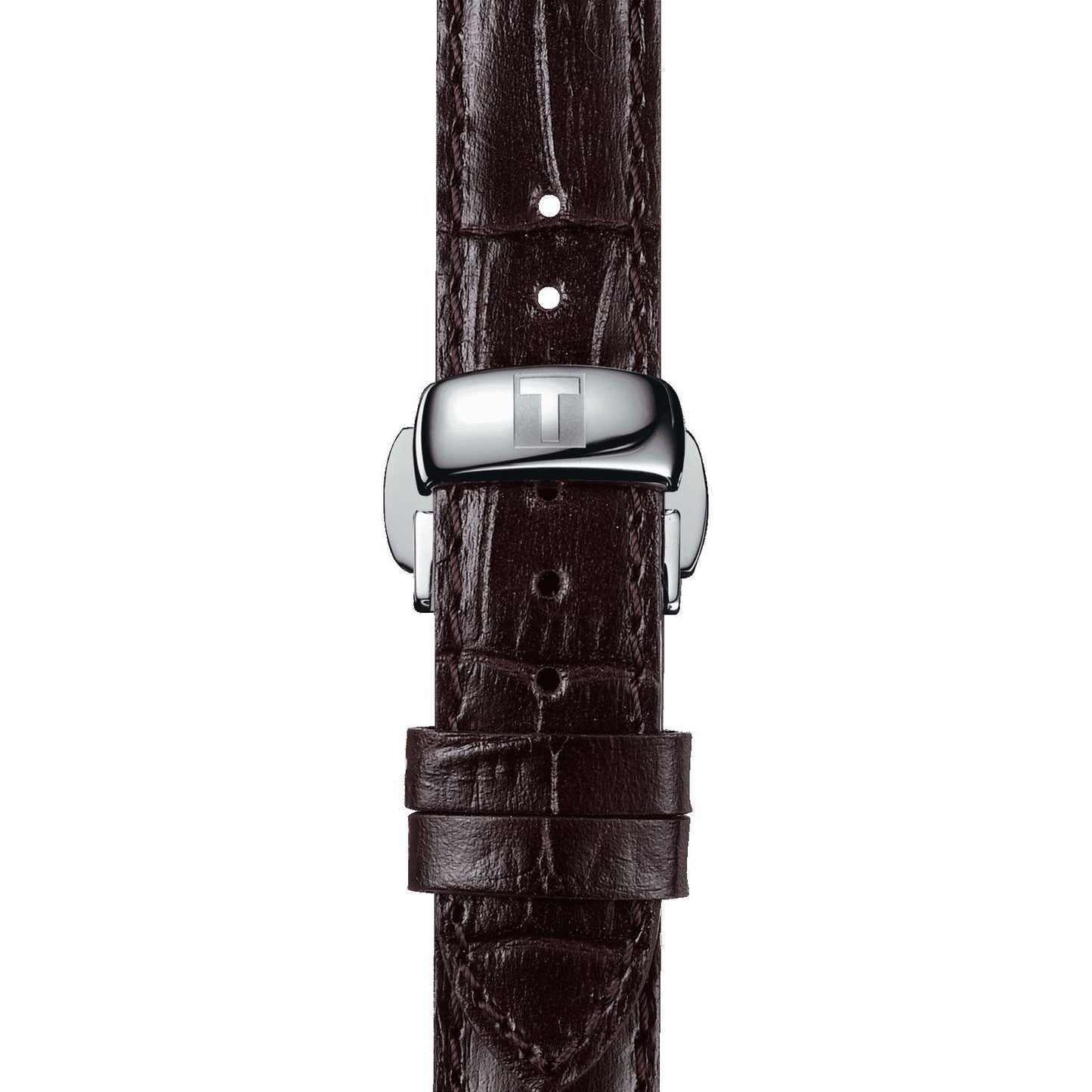 Tissot Bridgeport Lady (Leather, Brown) Roman And Indexes