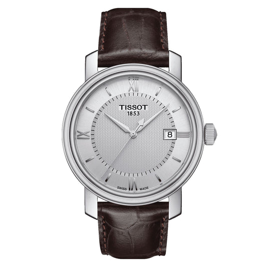 Tissot Bridgeport (Leather, Brown) Roman And Indexes