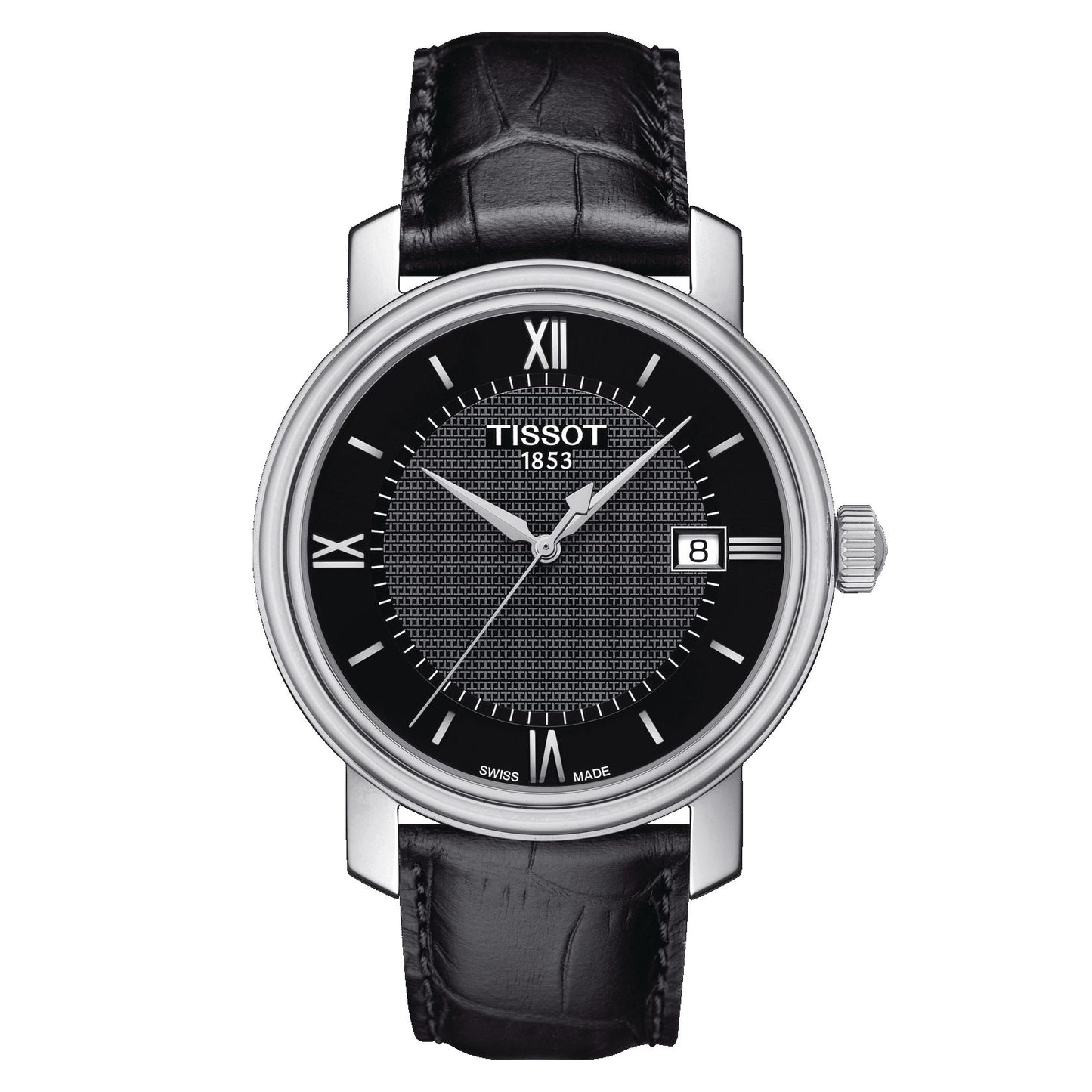 Tissot Bridgeport (Leather, Black) Roman And Indexes