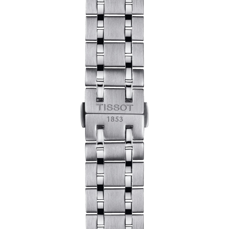 Tissot Chemin Des Tourelles Powermatic 80 Gmt (Stainless Steel, Grey) Roman And Indexes