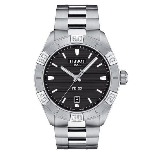 Tissot Pr 100 Sport Gent    (Stainless Steel, Grey) Indexes