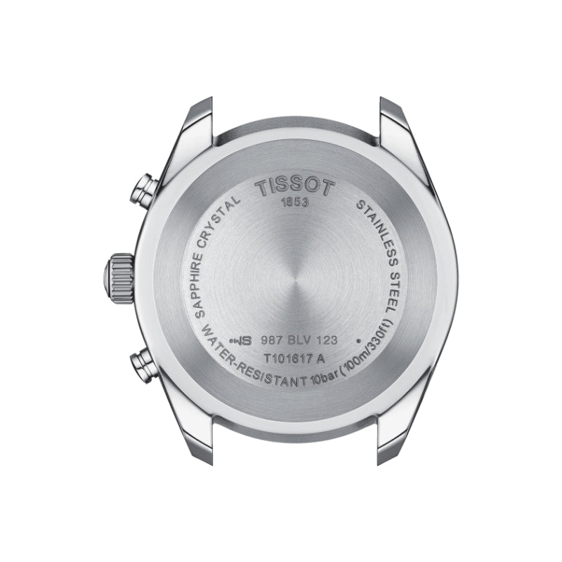 Tissot Pr 100 Sport Gent Chronograph (Leather, Black) Indexes