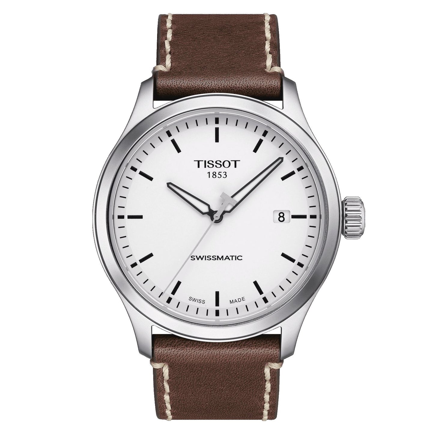 Tissot Gent Xl Swissmatic (Leather, Brown) Indexes