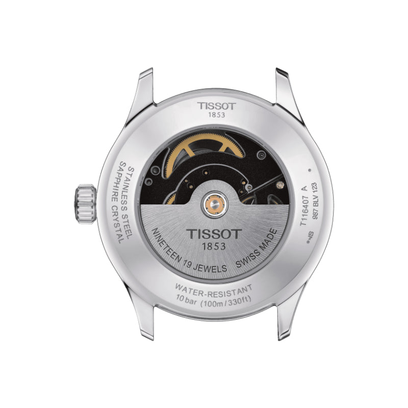 Tissot Gent Xl Swissmatic (Leather, Brown) Indexes