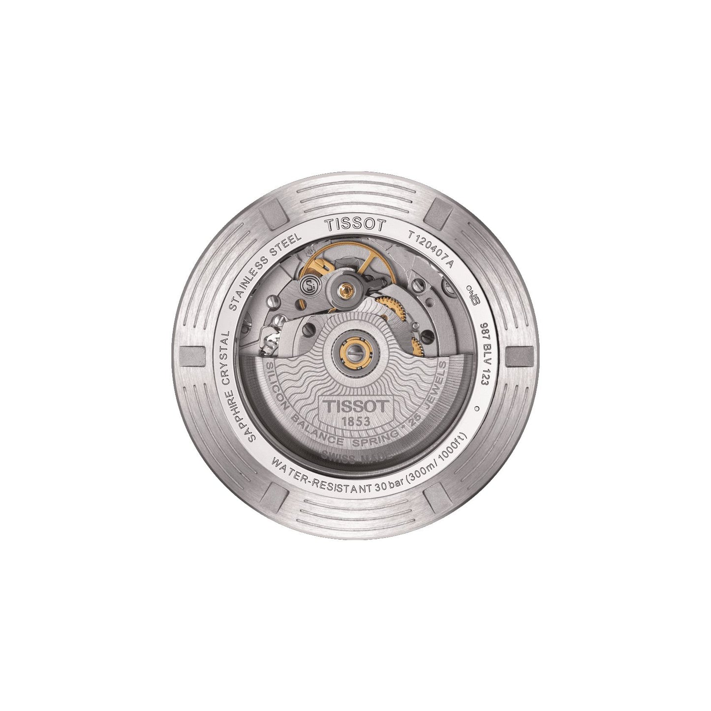 Tissot Seastar 1000 Powermatic 80 Silicium (Stainless Steel, Grey) Indexes
