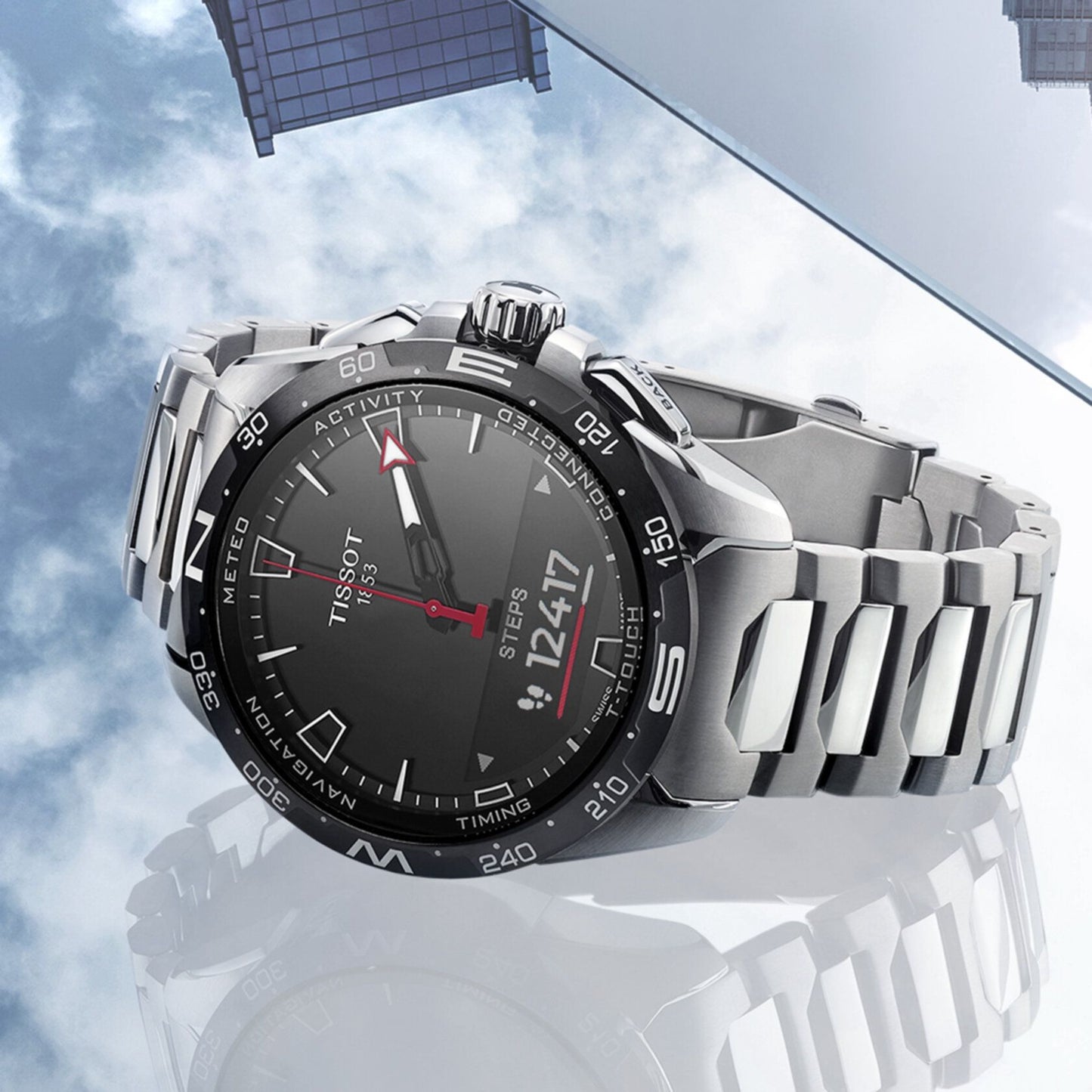 Tissot T-Touch Connect Solar (Titanium, Grey) Indexes