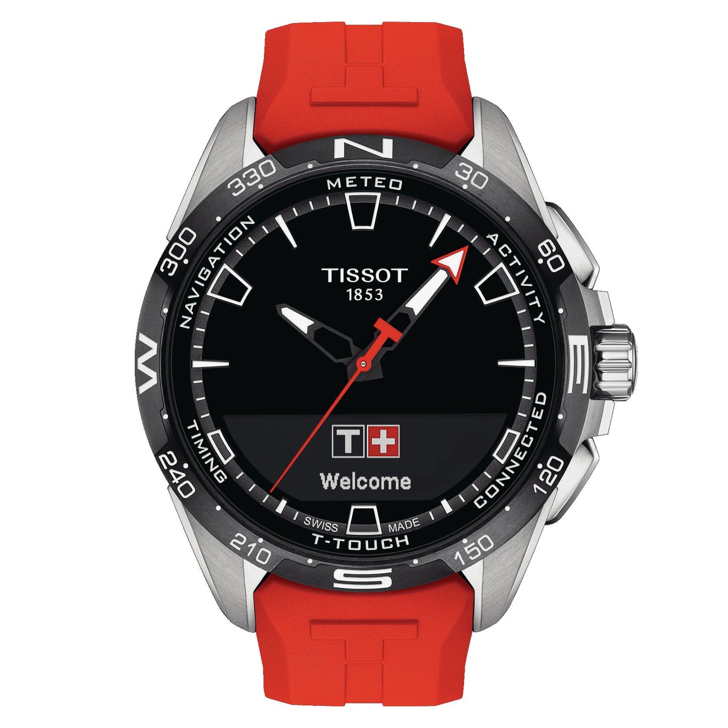 Tissot T-Touch Connect Solar (Silicone, Red) Indexes