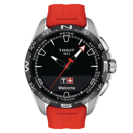 Tissot T-Touch Connect Solar (Silicone, Red) Indexes