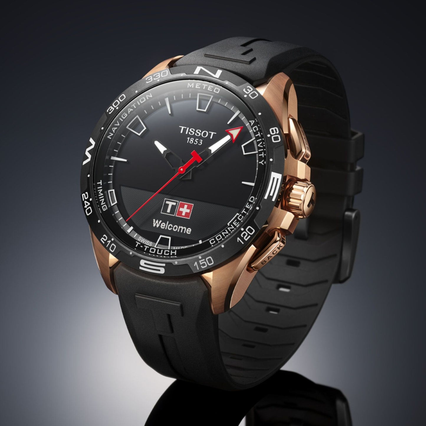 Tissot T-Touch Connect Solar (Rubber, Black) Indexes