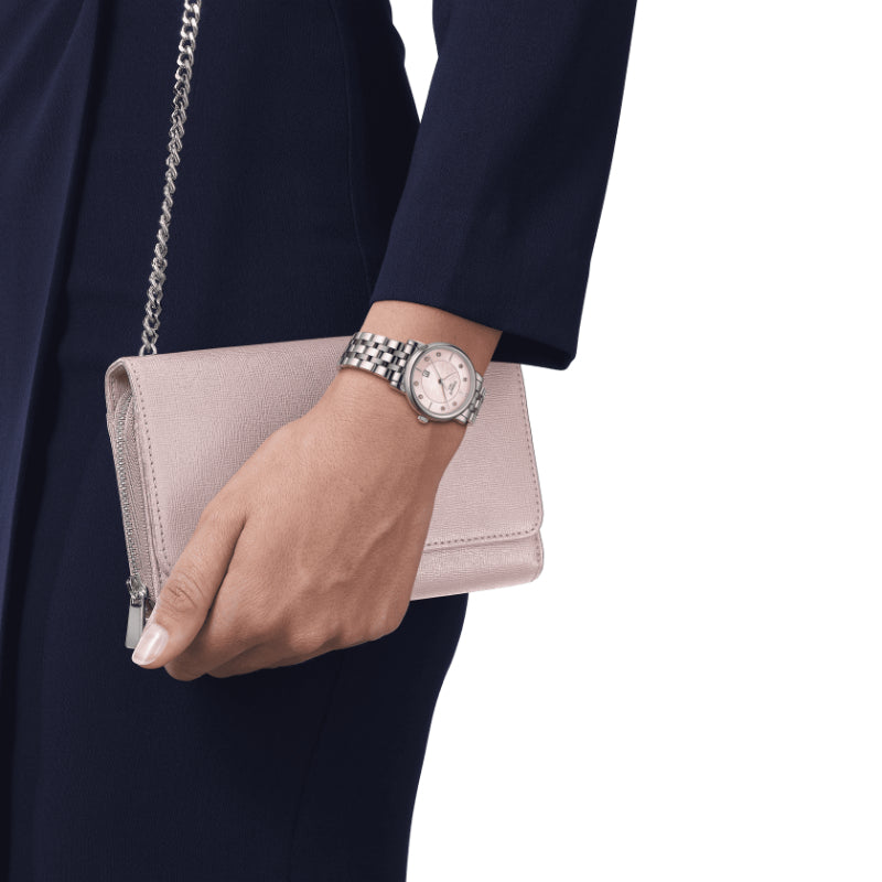 Tissot Carson Premium Lady (Stainless Steel, Grey) Indexes And Topazes