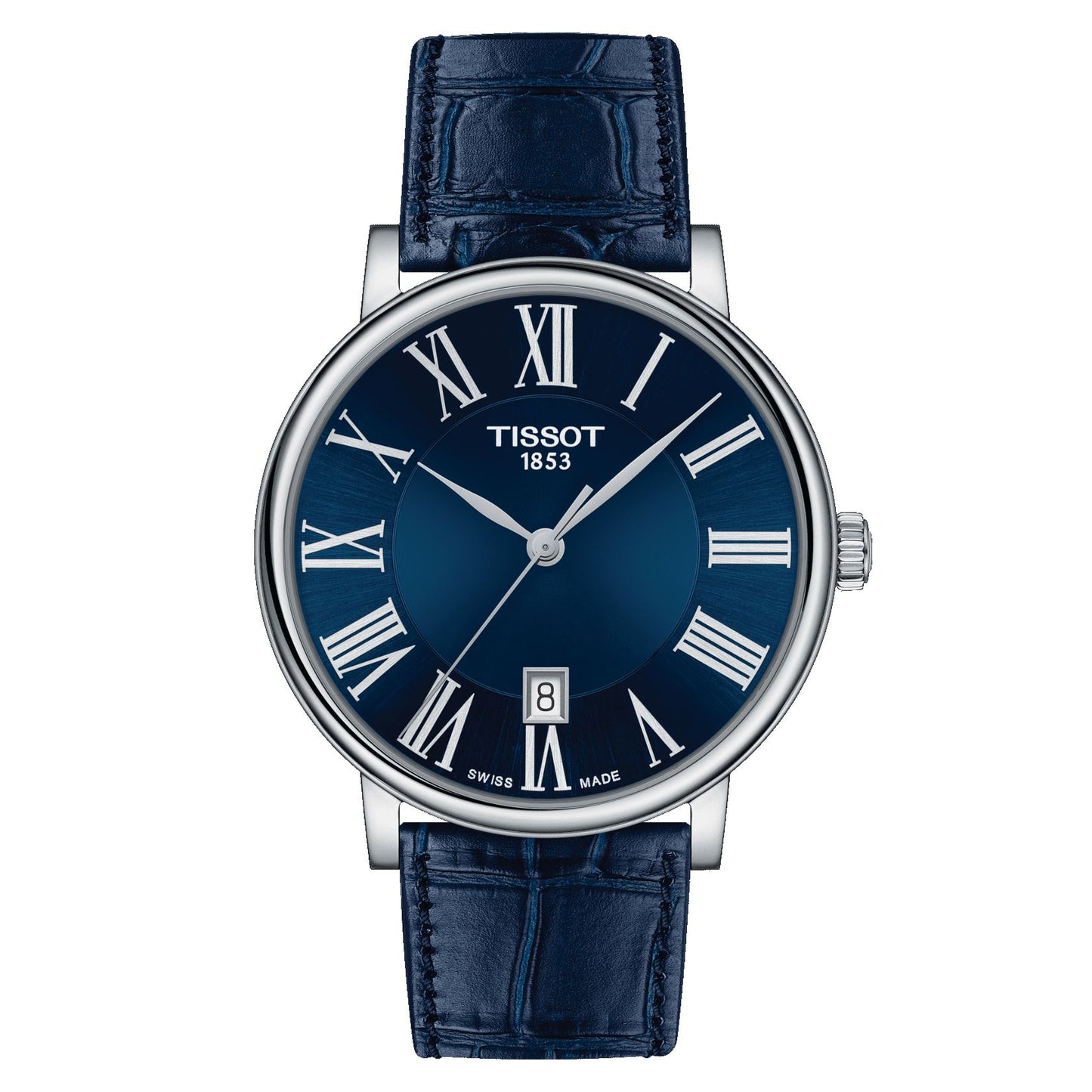 Tissot Carson Premium (Leather, Blue) Roman