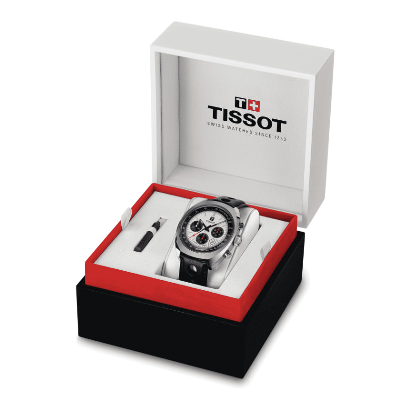 Tissot Heritage 1973 (Leather, Black) Indexes