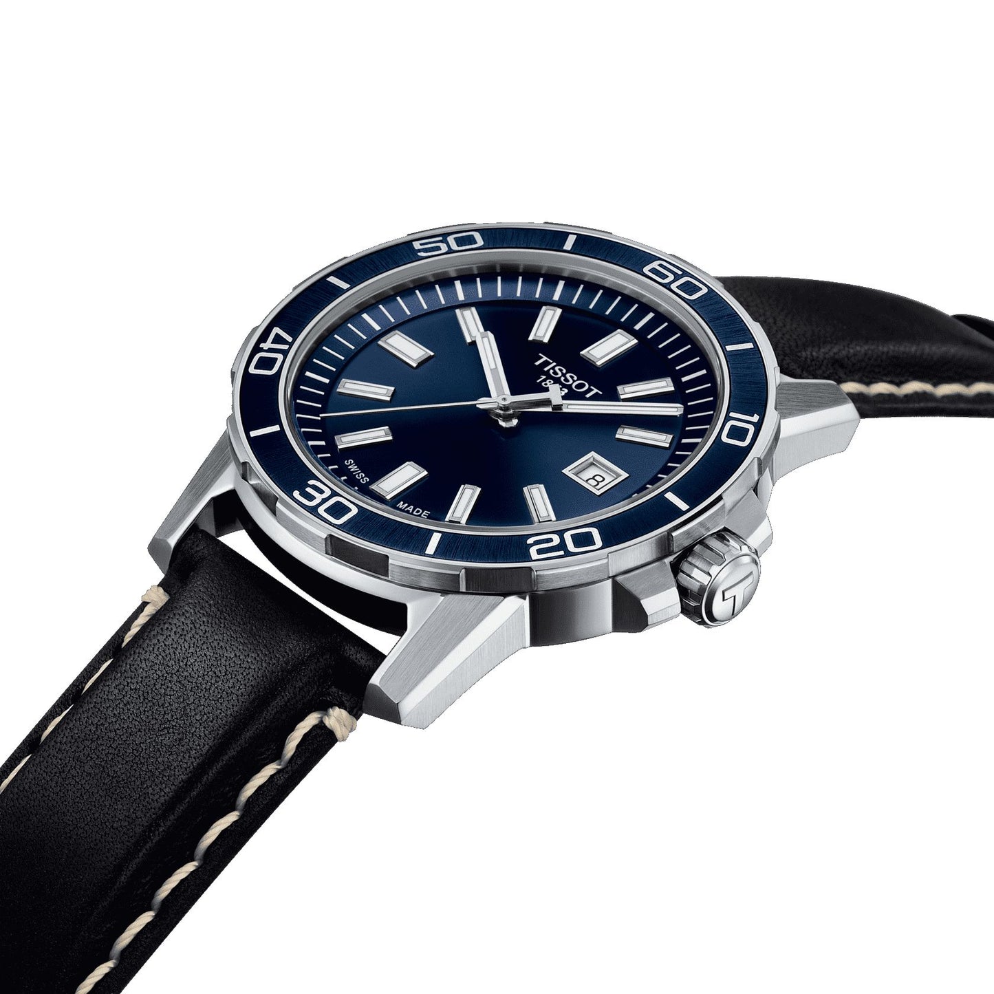 Tissot Supersport Gent (Leather, Black) Indexes