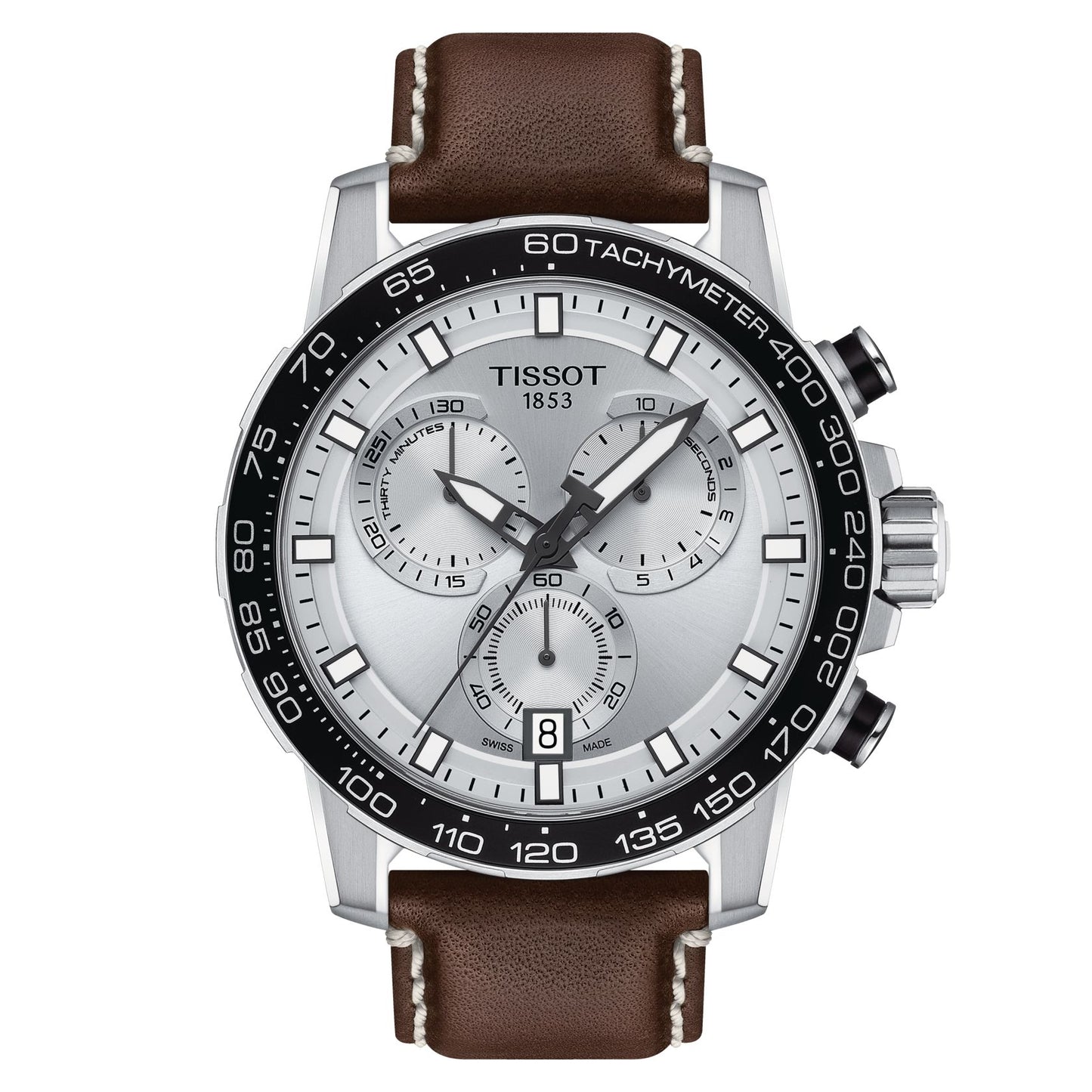Tissot Supersport Chrono (Leather, Brown) Indexes