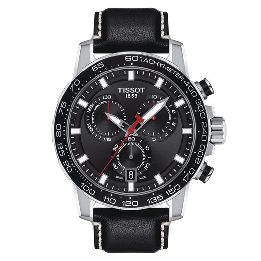 Tissot Supersport Chrono (Leather, Black) Indexes