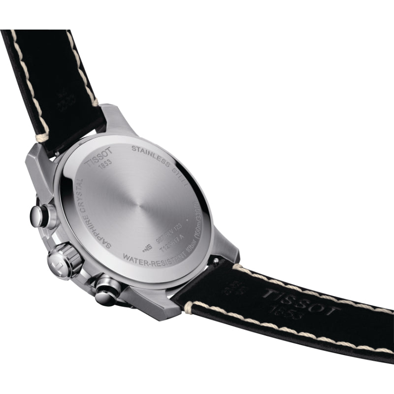 Tissot Supersport Chrono (Leather, Black) Indexes