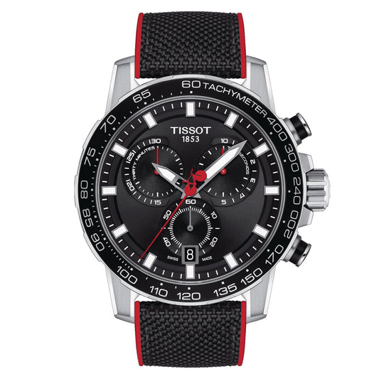 Tissot Supersport Chrono Vuelta Special Edition (Textile, Red/Black) Indexes