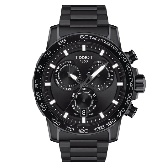 Tissot Supersport Chrono (Stainless Steel, Black) Indexes