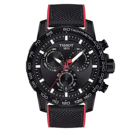 Tissot Supersport Chrono Giro Ditalia (Leather, Black) Indexes