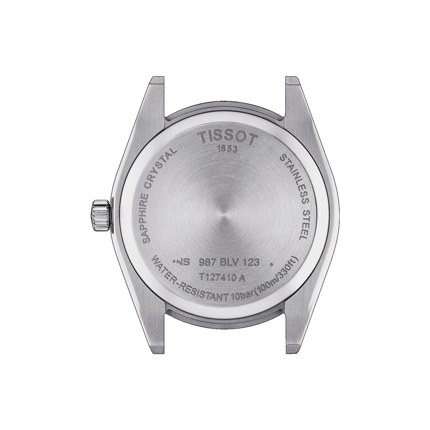 Tissot Gentleman (Stainless Steel, Grey) Indexes