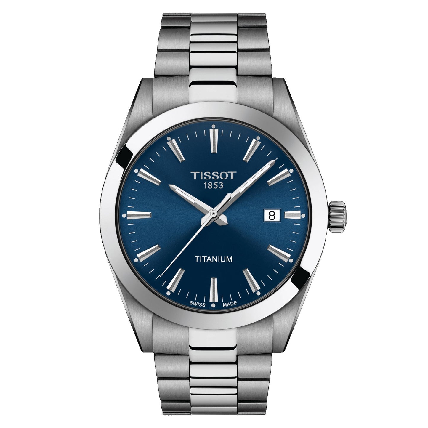Tissot Gentleman Titanium (Titanium, Grey) Indexes
