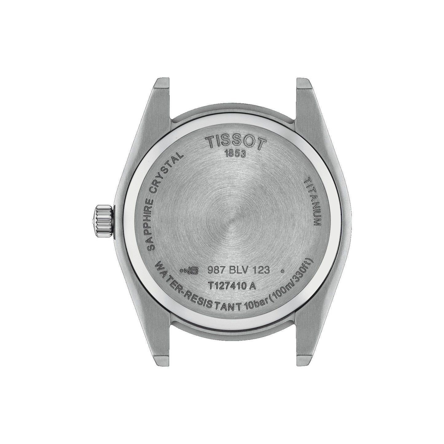 Tissot Gentleman Titanium (Titanium, Grey) Indexes