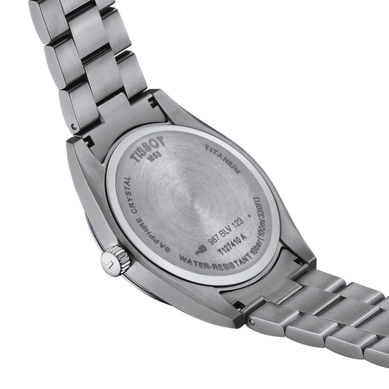 Tissot Gentleman Titanium (Titanium, Grey) Indexes