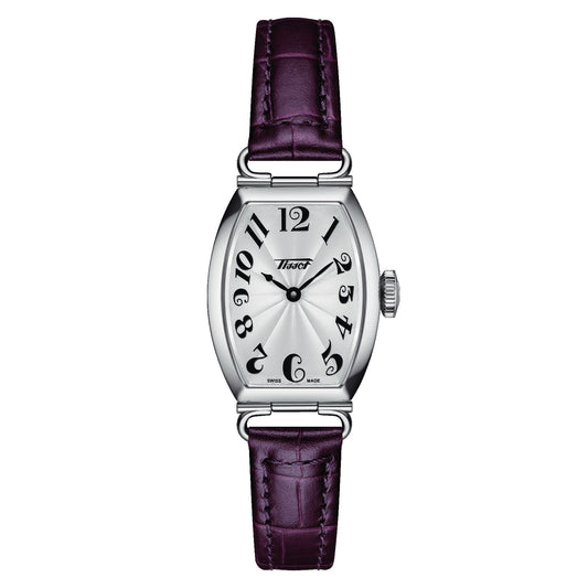Tissot Heritage Porto Small Lady (Leather, Purple) Arabic